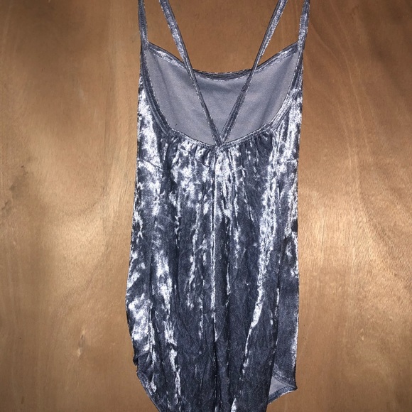 Blue velvet body suit - Picture 2 of 2